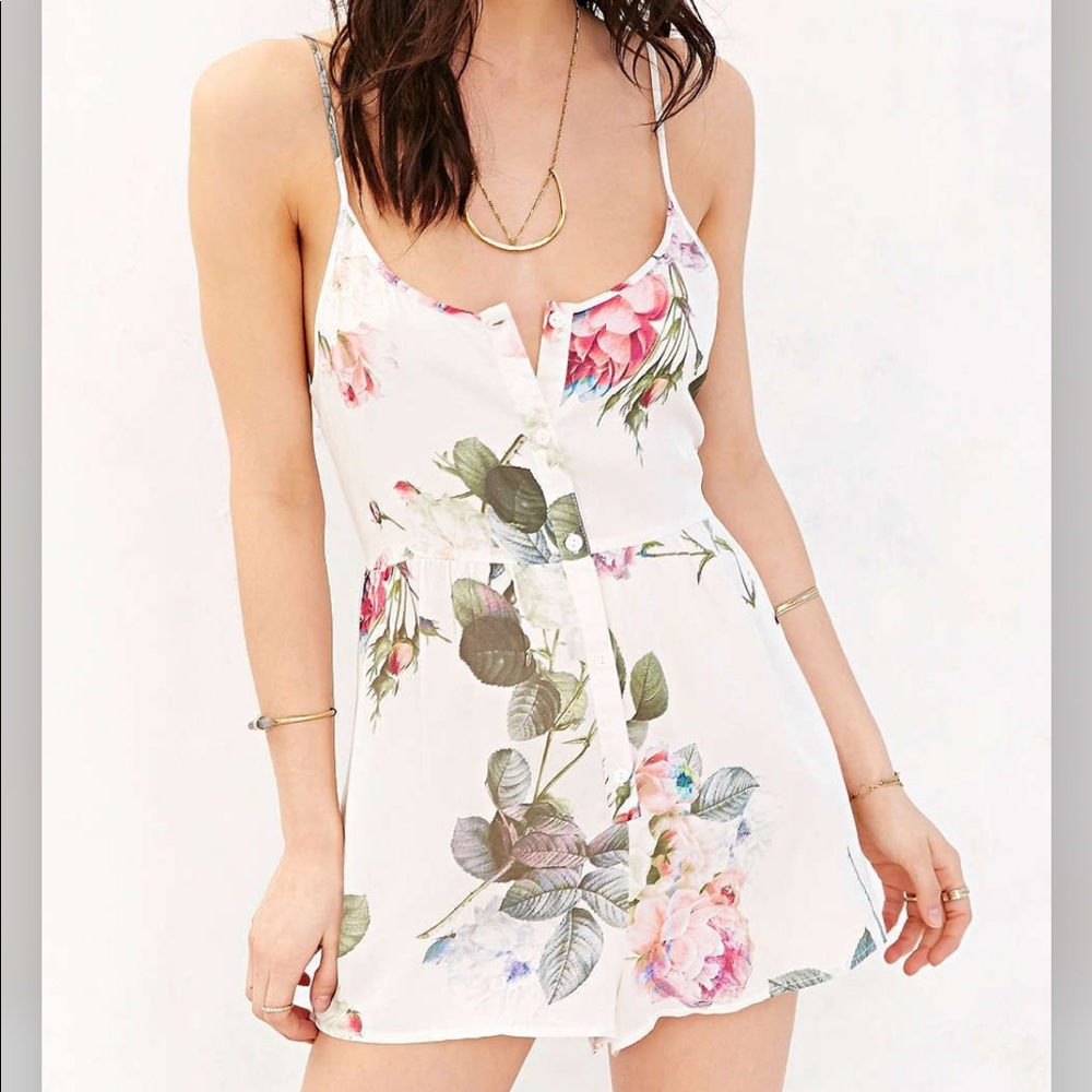 Urban Outfitters vacancy floral romper
